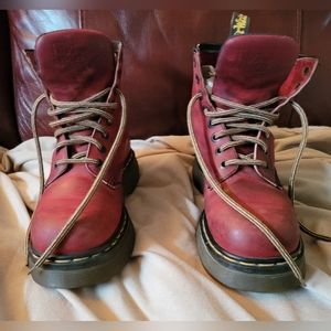 Vintage Oiled Red Dr. Martens size 9
